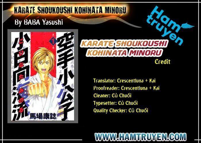 Karate Shoukoushi Kohinata Minoru - Trang 1