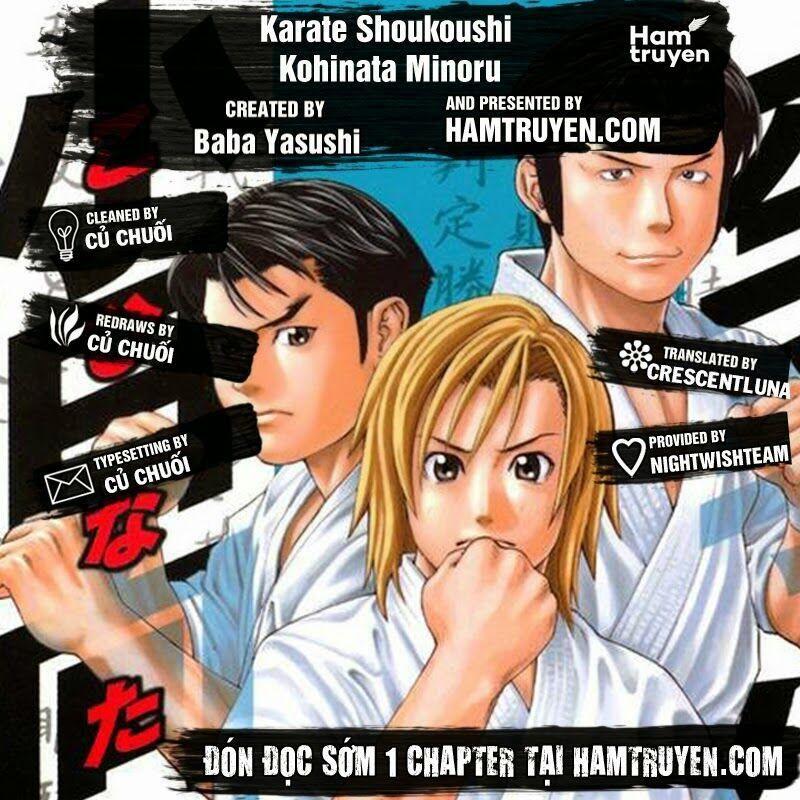 Karate Shoukoushi Kohinata Minoru - Trang 1