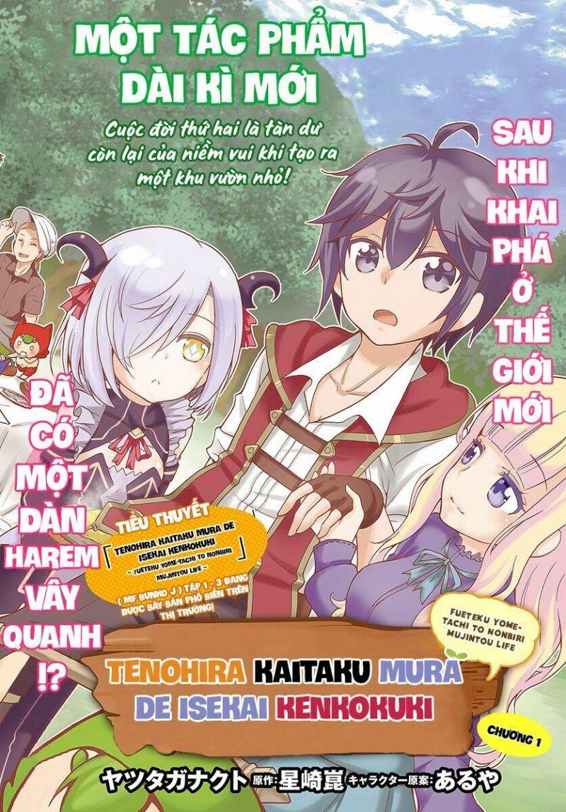 Tenohira Kaitaku Mura De Isekai Kenkokuki: Fueteku Yome-Tachi To Nonbiri Mujintou Life - Trang 2