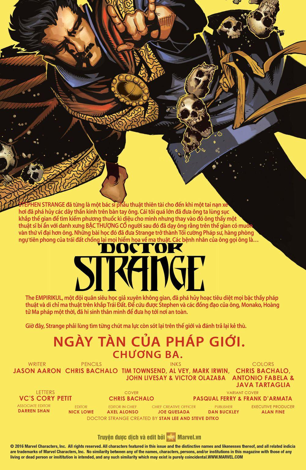 Doctor Strange | Bác Sĩ Strange 2015 - Trang 1