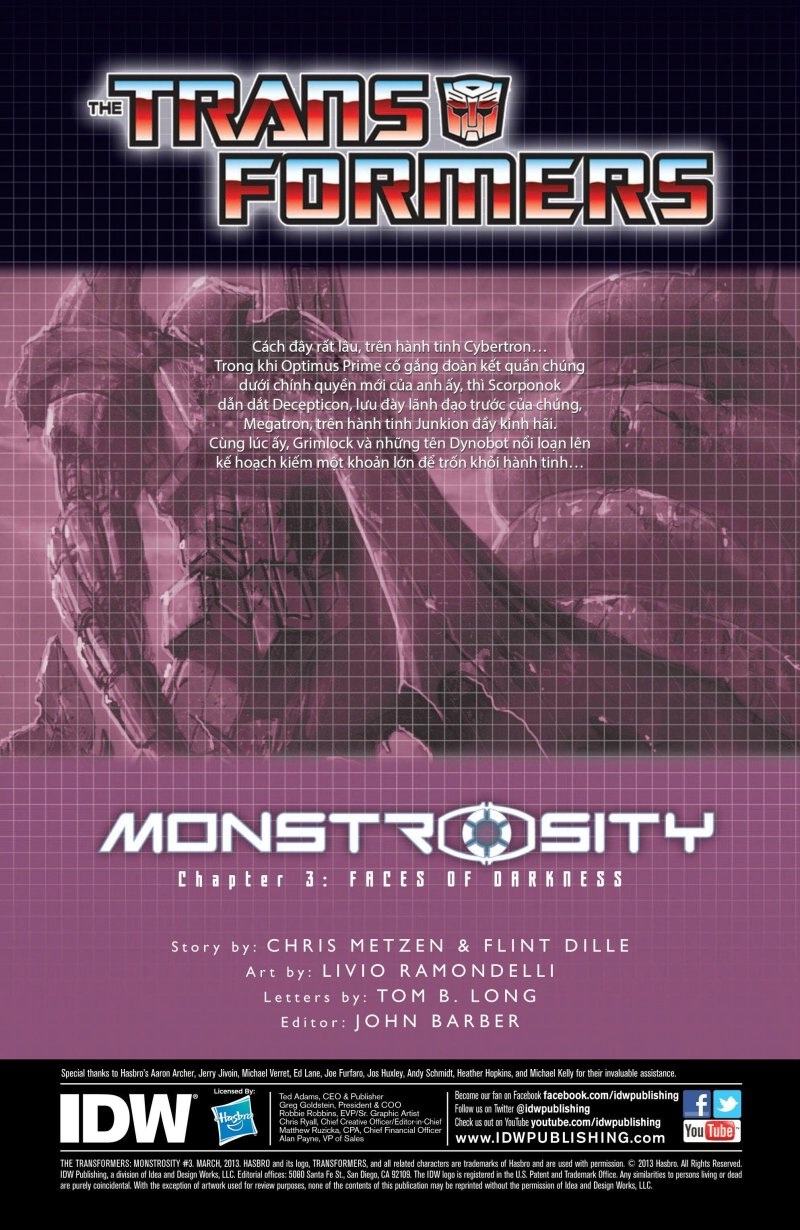 The Transformers: Monstrosity - Trang 1