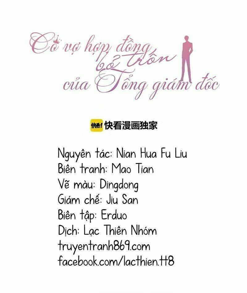 Cô Vợ Hợp Đồng Bỏ Trốn Của Tổng Giám Đốc - Trang 2